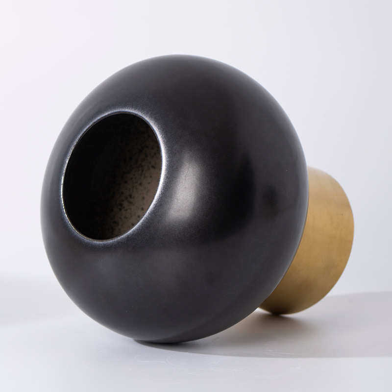 台面客厅插花欧式桌装饰品摆件创意新瓶电视柜景德镇中式花瓶陶瓷