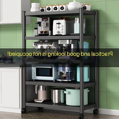 Kitchen Shelf bathroom storage rack Trolley iron shelves架子