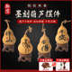 聊葫文玩墨刻葫芦天然家居摆件装 饰品工艺定制创意礼品胖墩手把件