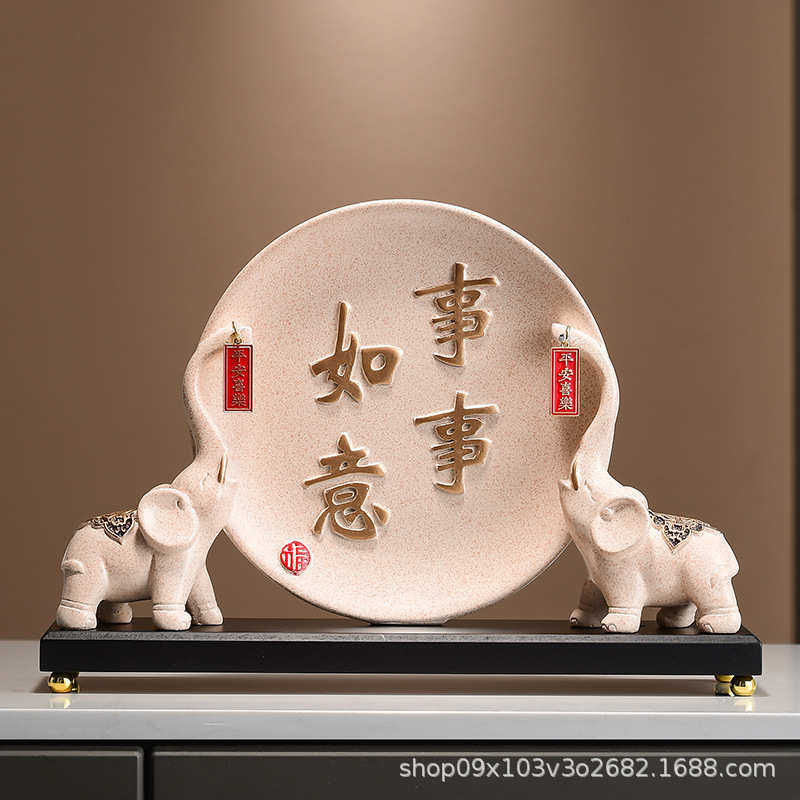 2024年新款创意暖居摆件适合客厅电视柜搬新家结婚新房入宅送礼品