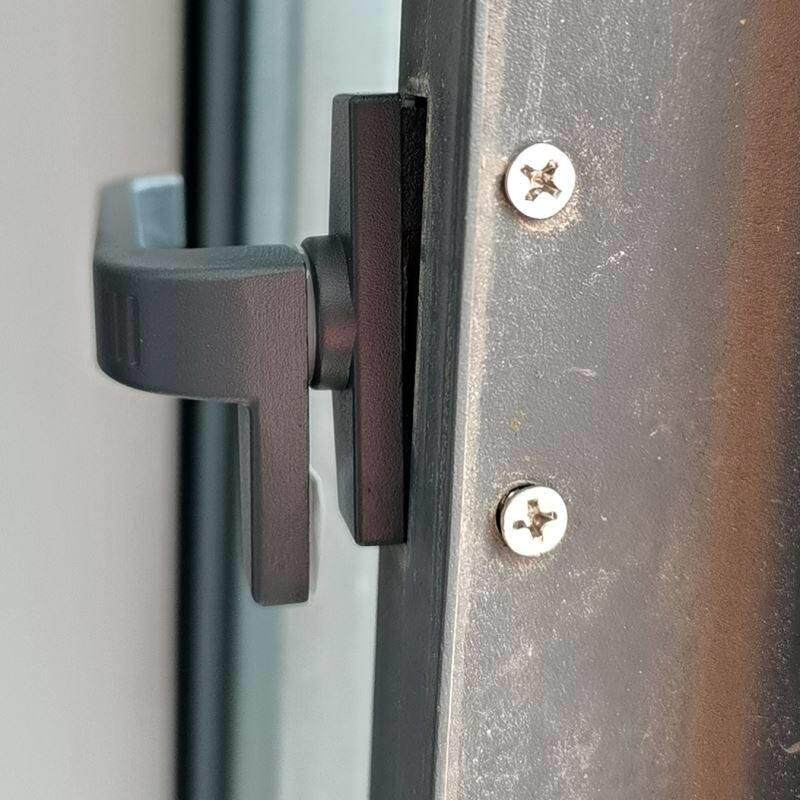 窗户把手手柄铝合金门窗配件门窗锁扣七字执手50型38塑钢门平开窗