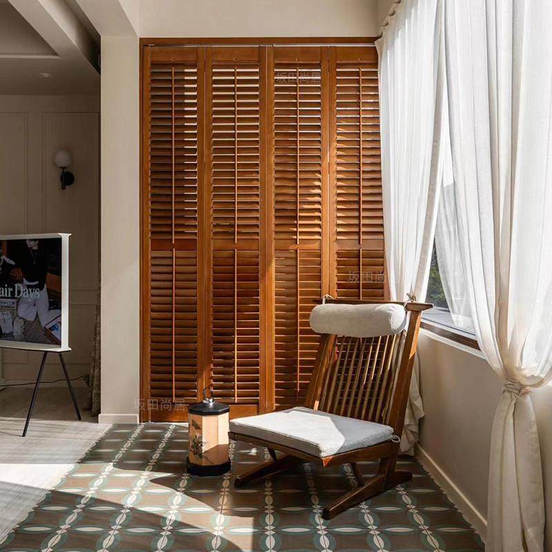 百叶门定制实木卧室衣柜厕所窗户简约阳台飘窗隔断隐形吊轨折叠门,全屋定制,卧室门,淘宝优惠券,粉丝福利购,淘宝优惠卷