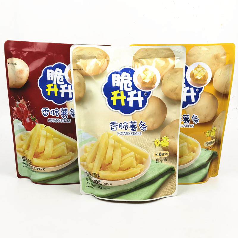 &脆升升香脆马铃薯薯条100g大包装即食零食休闲食品原味蜂蜜黄油