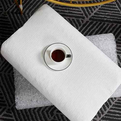 4D可水洗聚烯烃6D透气空气纤维枕抗菌防螨波浪护颈支撑肩颈枕头