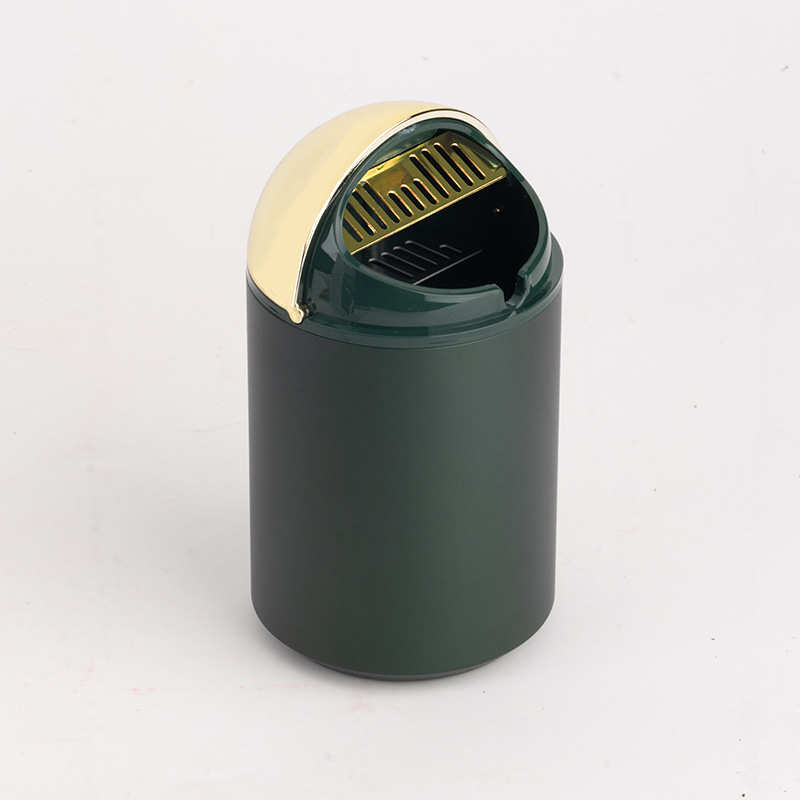 烟灰缸铝合金耐高温烟灰缸创意个性多功能桌面可用新款盖子车载带图片