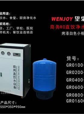 商用单位奶纯茶纯水反渗透水设备400G8001G85600G商机务直饮水机