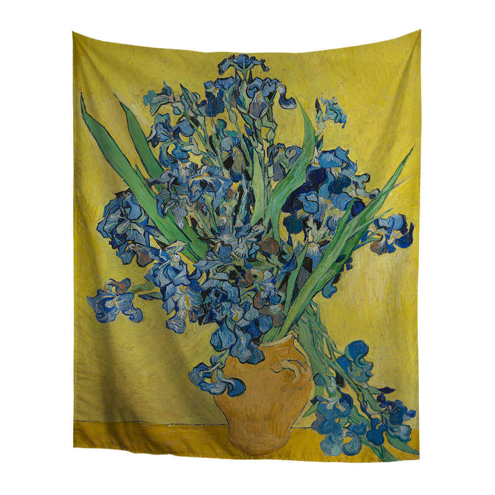 厂家直供挂壁艺术油画壁毯向日葵田园风挂布背景布定制logo,居家布艺,挂毯/壁毯,淘宝优惠券,粉丝福利购,淘宝优惠卷