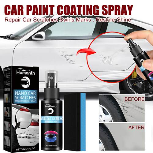 Homonth Scratch Repair Spray - Car Scratch Renewal, Cleaning