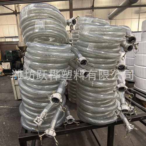 PVC透明钢丝软管加厚耐磨耐压抗冻-20℃ 1.2寸潜水泵浇地增强水管