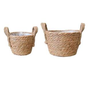 Braided Flower Basket Planter Basket ,Flower Arrangement