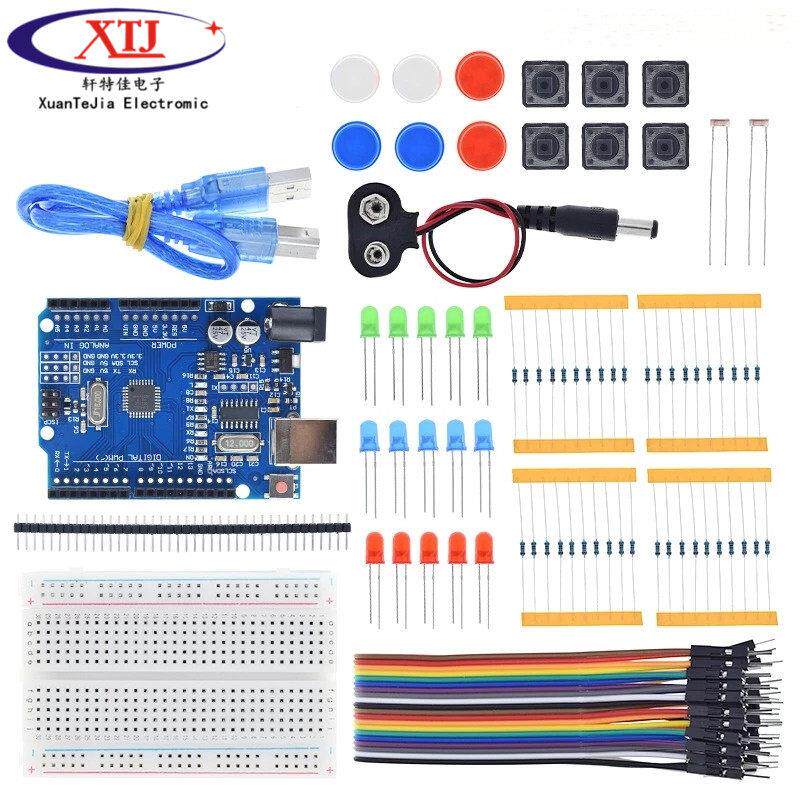 Starter Kit UNO R3 mini 13合1套件 入门套件迷你面包板LED跳线