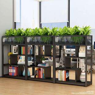 铁艺办公物室创意屏风架断置隔架AUD玄关餐厅花墙隔断装 饰架落地