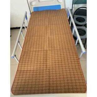 棉褥子护理床凉席夏季冰丝藤席折叠病床单双摇家用中区全区带便孔