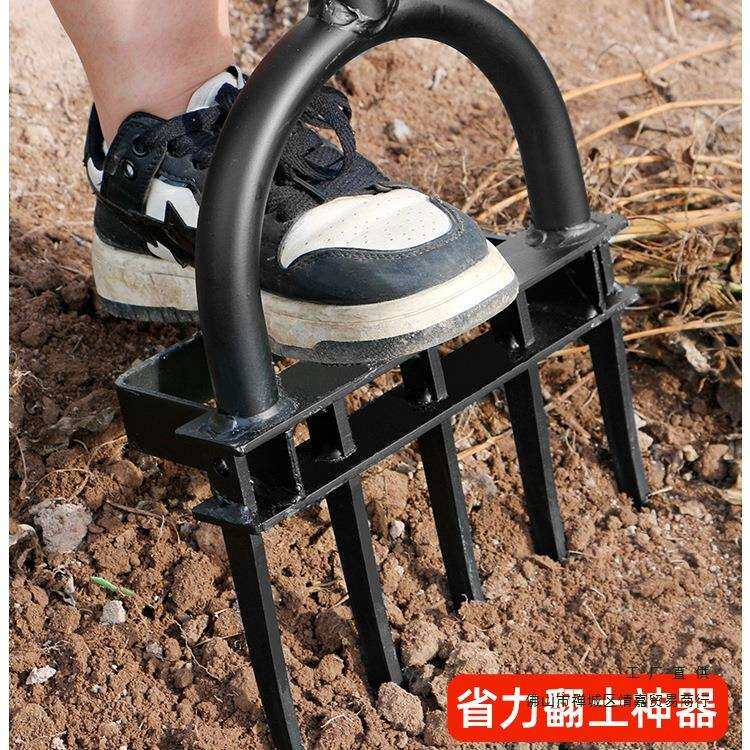翻地松土深翻器锄头铁锹农具钢叉子挖地翻土开荒农用工具大全