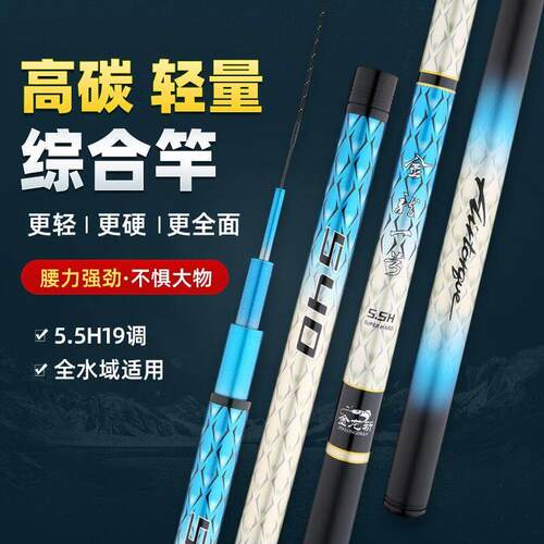 金龙斩新品轻量版 19调大物竿