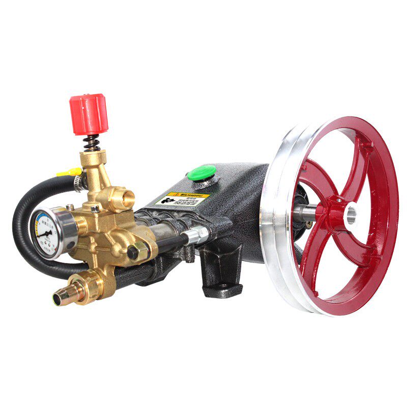 自动阀压头底座四孔升级全铜加厚加重商用高压清洗机55/58/80/100
