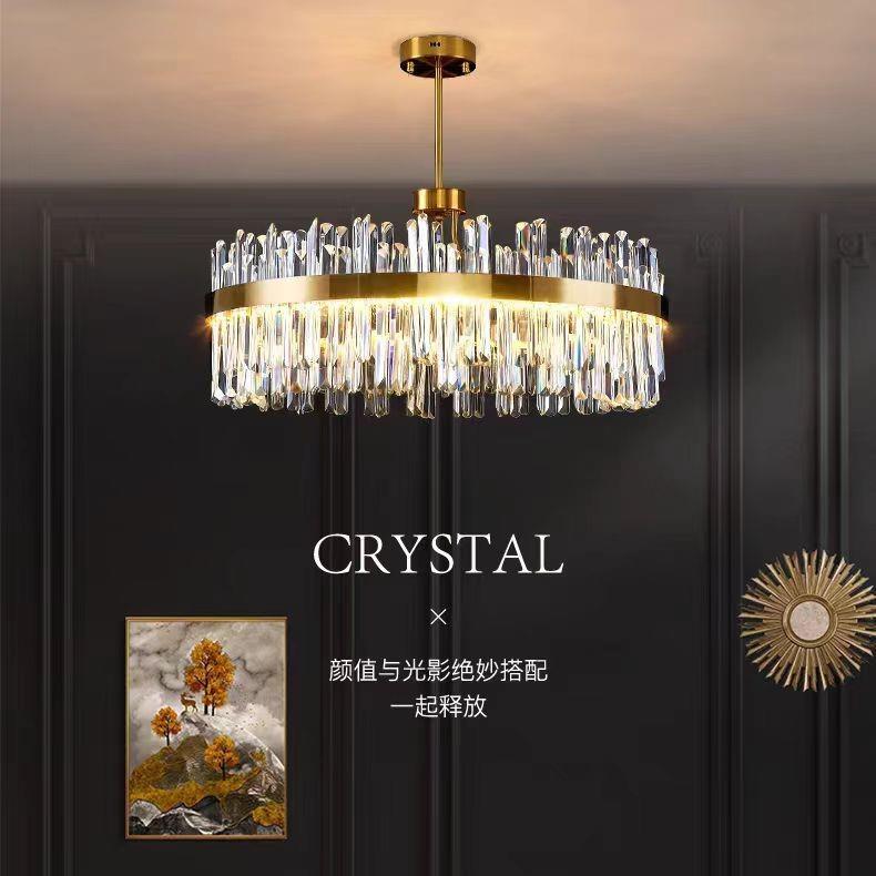 轻水晶灯全屋套餐客厅吊灯约现NQR代气大简餐奢厅吊灯