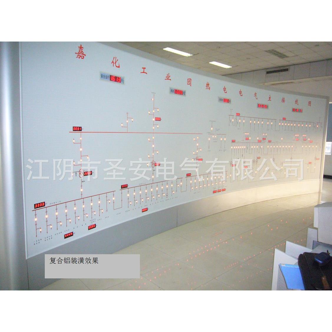 厂家电力马赛克模拟屏 电力模拟屏 调度模拟屏微机通讯模拟屏