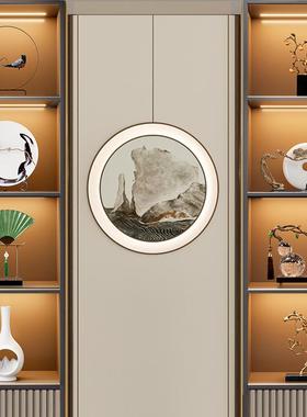 新中式软家居摆设样板房间装饰柜品茶室客厅酒玄关博古JY546990架