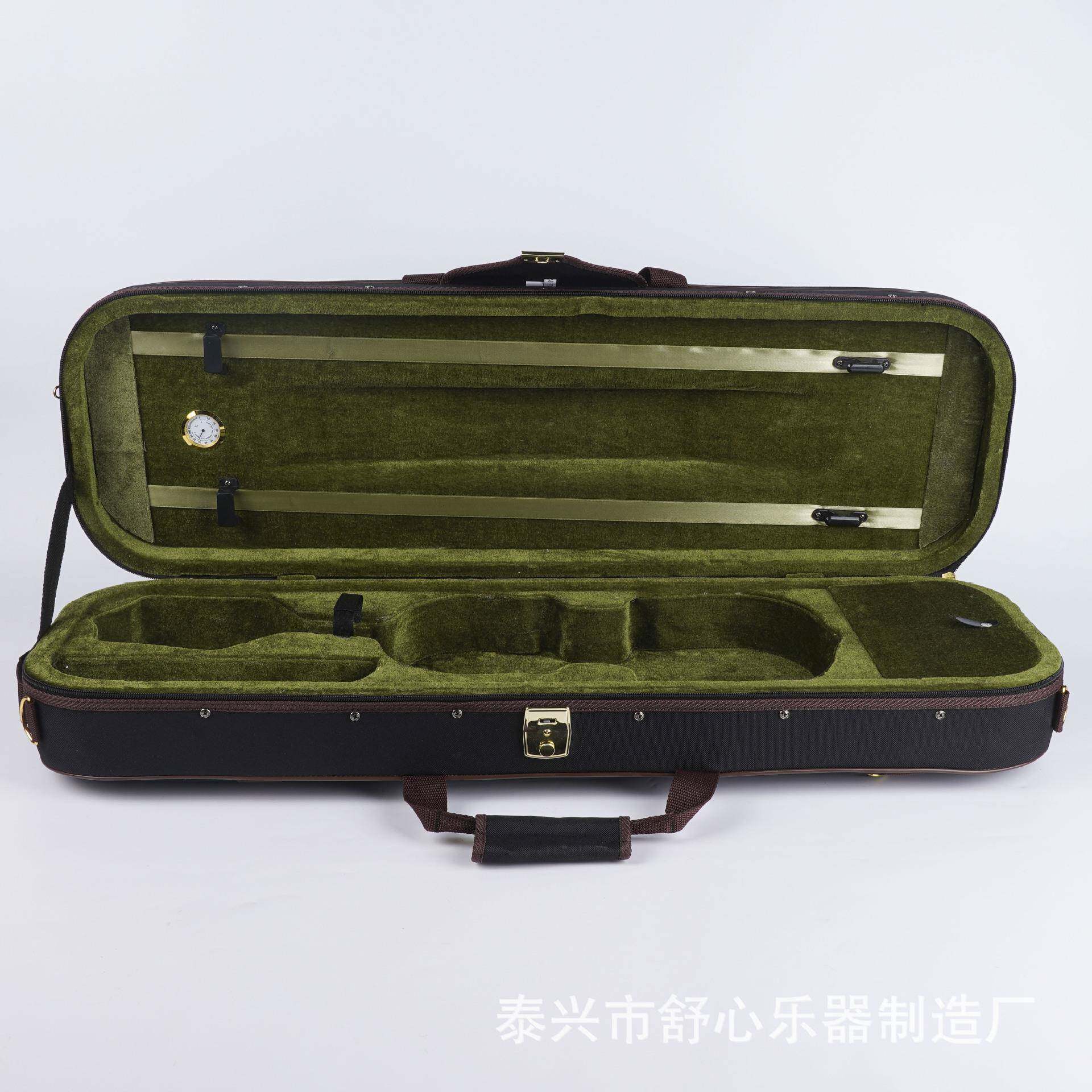 琴两面股琴盒双肩轻便小提琴盒带锁泡XEJ沫小提子琴箱盒提琴包