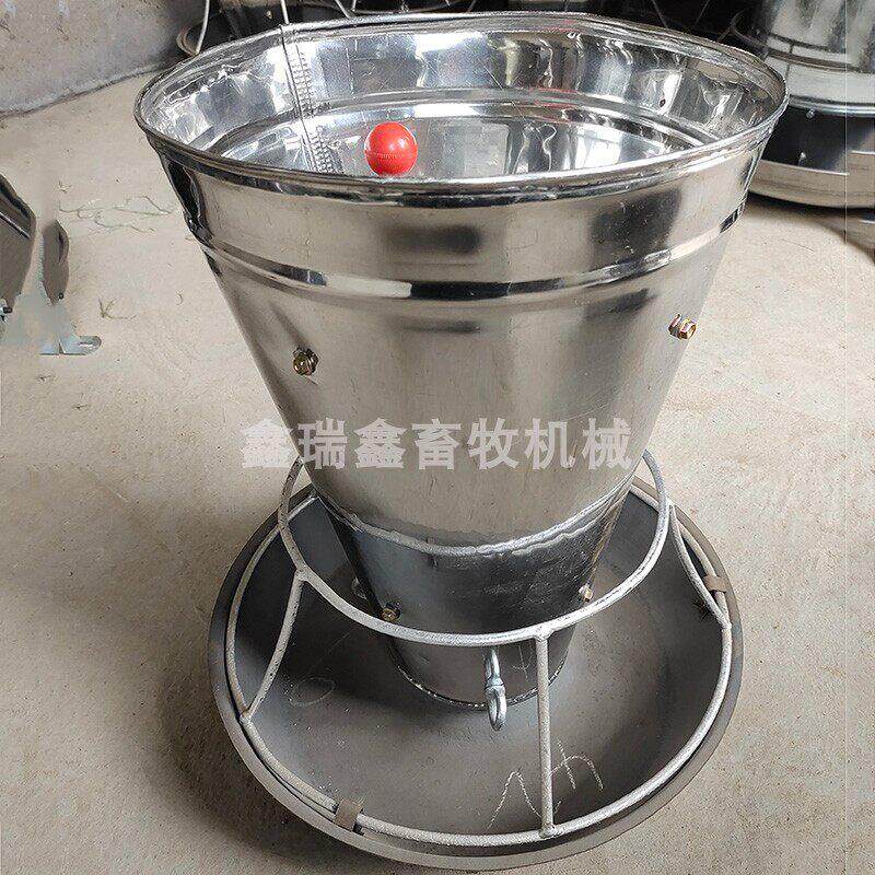 小猪食槽养殖设备自由采自动下料锥形塑料铸铁不锈钢育肥仔猪料槽