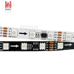 12V幻彩灯12V 幻彩条5050全彩点续断传1934灯带酒吧伏KTV素可编程