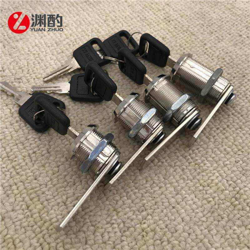 铁皮柜文件柜锁更衣柜信箱门偏心锁头家具抽屉柜子锁转舌钩锁锁芯