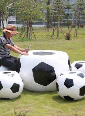 仿真熊猫动物坐凳户外公园林休闲蘑菇桌椅雕塑商场幼儿园摆件装饰