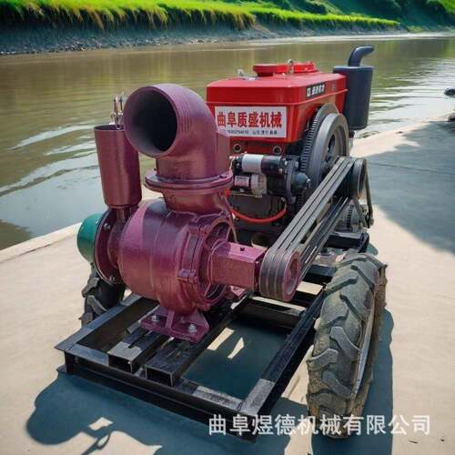 防汛排水混流泵卧式大流量HW排涝防洪抽水柴油机蜗壳水泵