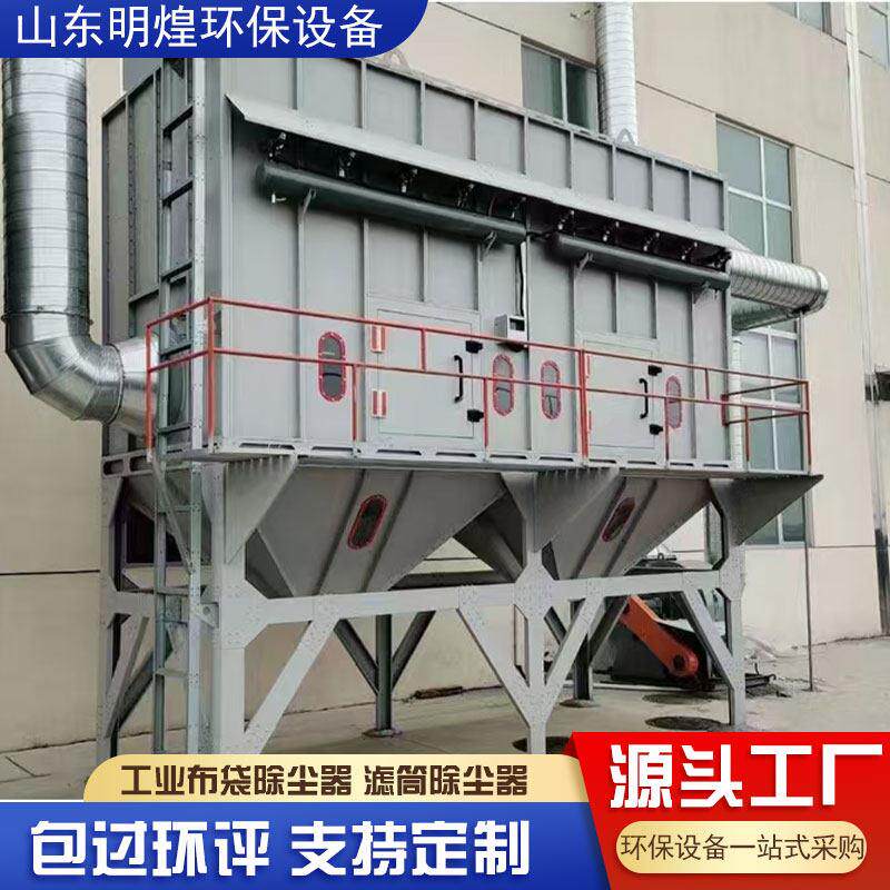 脉冲布袋除尘器耐高温锅炉木工除尘器环保设备工业滤筒粉尘收集器