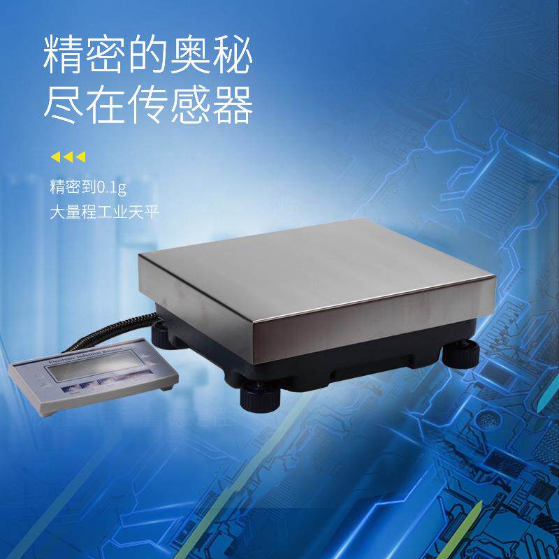 大量程工业电子天平 可与电脑、打印 机等外配连接