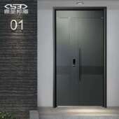 厂家防盗门鼎圣邦盾轻奢智能入户门单门子母门安全门轻奢智能门