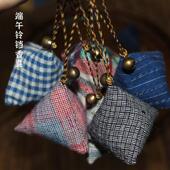 手工艾草香袋礼盒8祇装 端午节香包 成品三角铃铛艾草香囊 良风