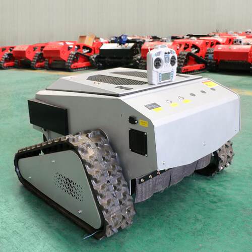 ZY-550L遥控果园割草机锂电履带碎草机割草机器人550mm宽幅