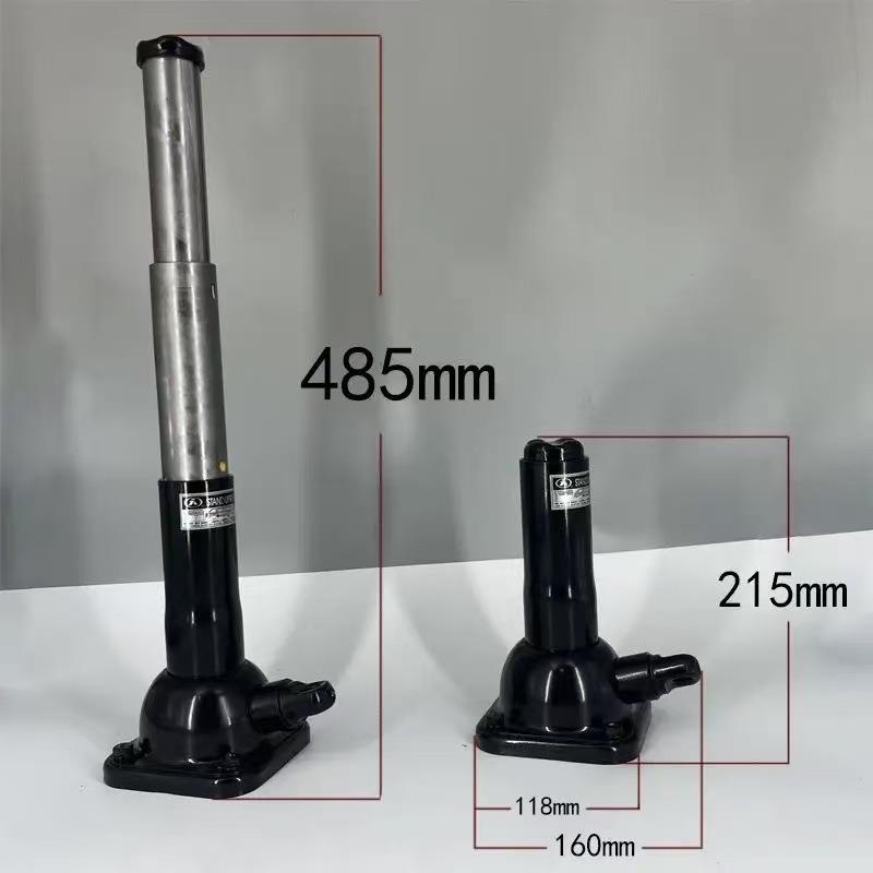 车载千斤顶2T顶皮卡车汽车维修工具塔式双节式手摇螺旋千斤厂家