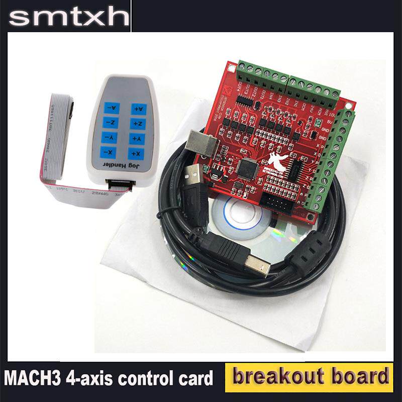 CNCMACH3100Khz分线板4轴USB接口控制器飞雕卡主板带手轮