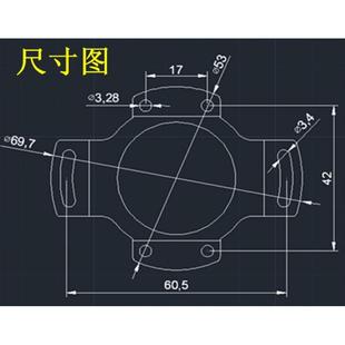 K7編碼 器支架連接片 斯電梯亨士樂DAA633K1 固定片 彈簧片 奧