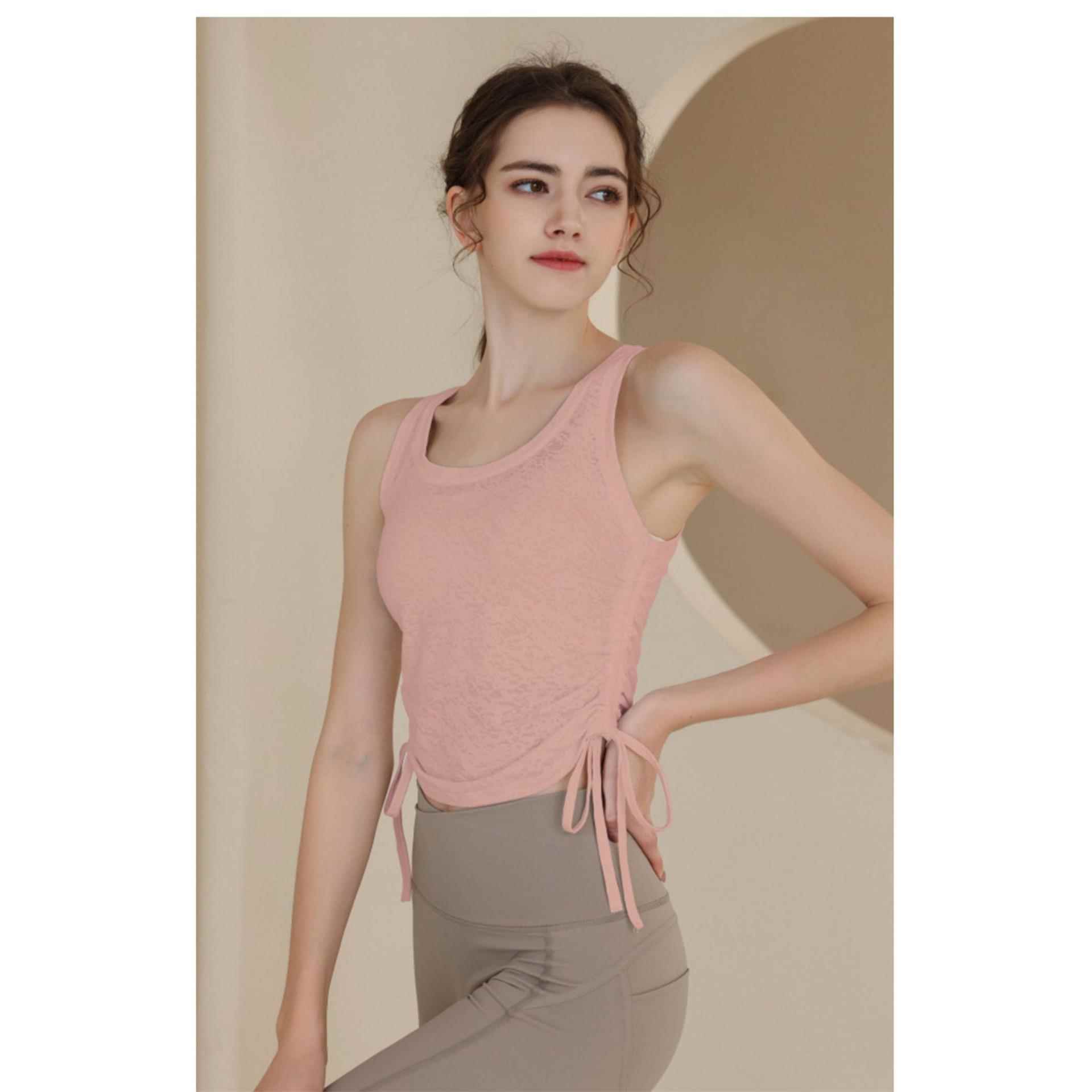 High-grade sports vest for women short sleeveless yoga wear