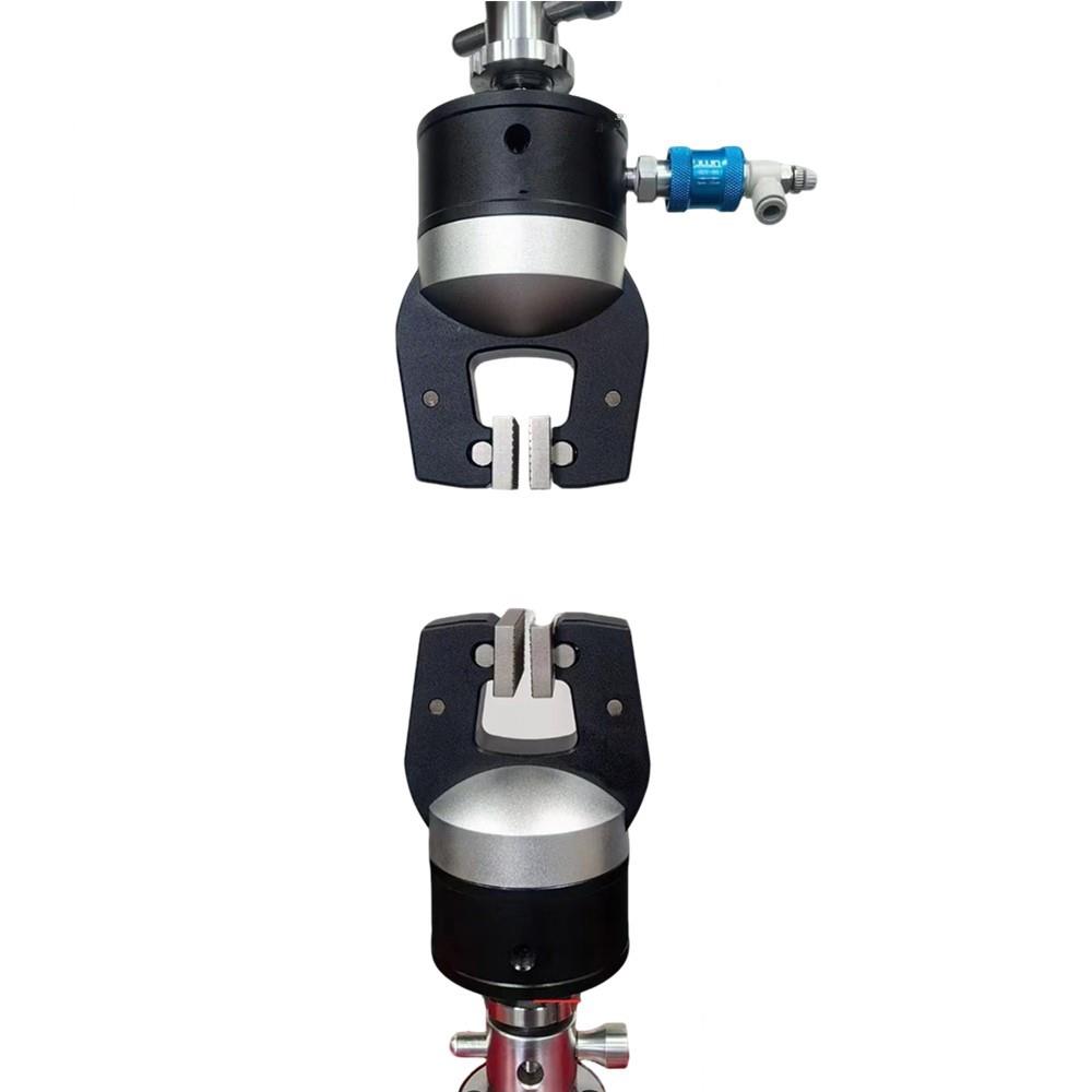 LBTA-120橡胶硅胶皮革布料非金属薄片气动拉伸夹具（500N）图片