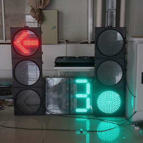 厂家供应红绿灯 led三色指示灯箭头警示灯道路施工网红交通信号灯