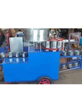 蔬菜大分棚养土袋js-yl-80机 式育苗土装钵装机 茉莉花种植装土台