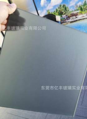 5-8毫米油砂钢化玻璃门和屏风搭配灰色油砂玻璃茶色油砂玻璃