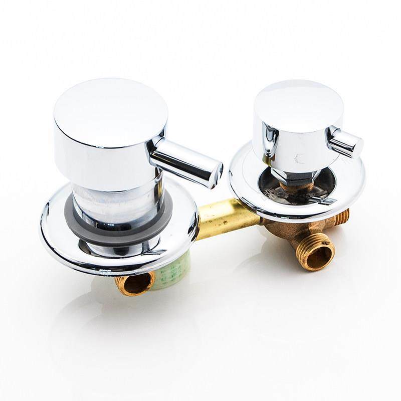 位整体淋浴房龙头冷热混水阀浴室档调节器关龙头开水 阀配件