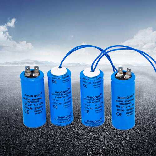 厂家直供CD60铝电解电容器 100-150uf 220V电机水泵启动电容器