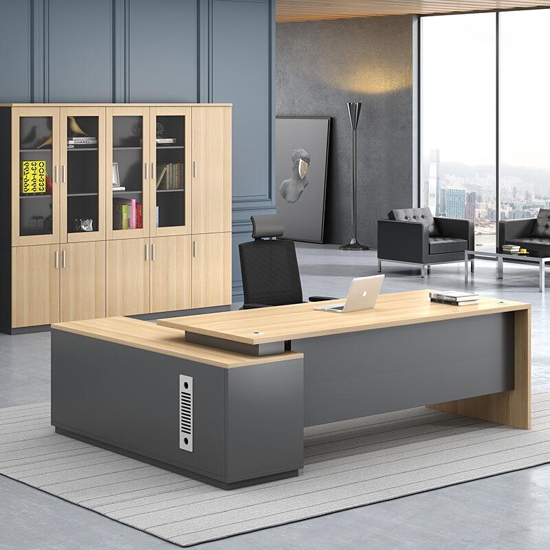 简约现代老板桌总裁桌单人经理桌大气老总大班台办公室老板办公桌