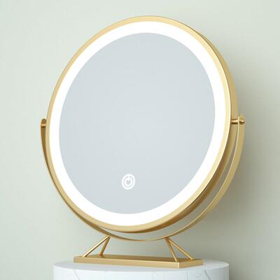 Makeup mirror with light LED mirror化妆镜带灯智能梳妆镜LED台