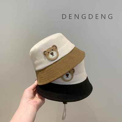 春款婴儿帽子0到3个月婴幼儿帽子夏季薄款渔夫帽男女童儿童遮阳帽