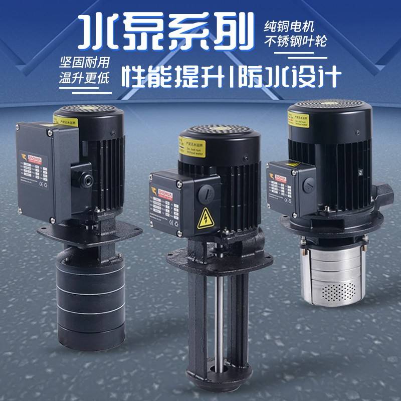 B&W机床水泵不锈钢多级立式离心泵冷却水泵浸入式高扬程三相380V