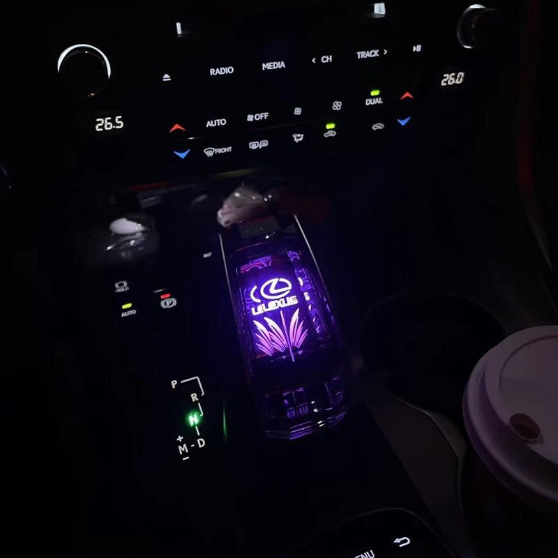 通用款 水晶档把头 触摸发光 排挡头 汽车换挡旋钮 发光排档