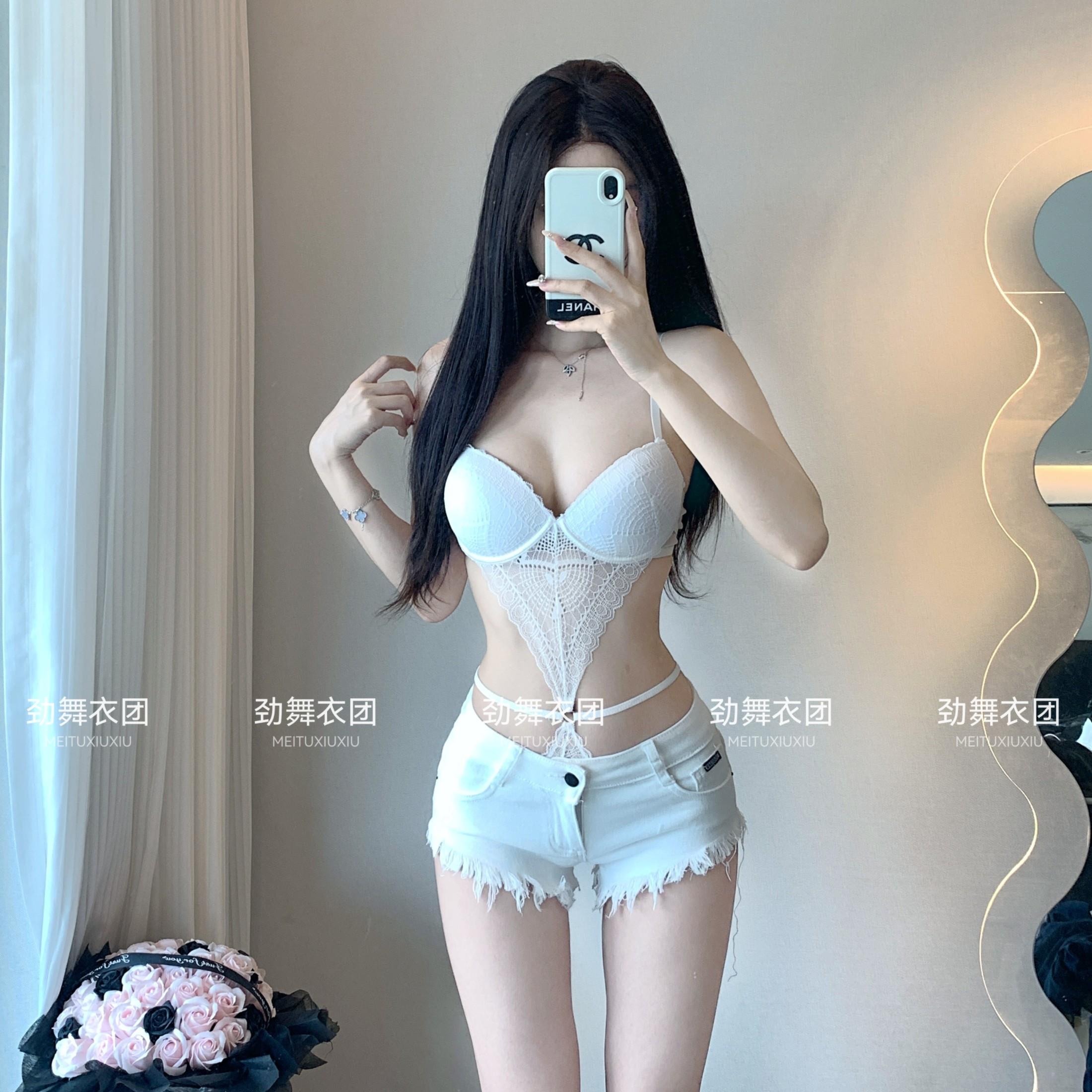 新款酒吧DS演出服DJ领舞chic性感辣妹连身bgo点舞爵士舞时尚套装